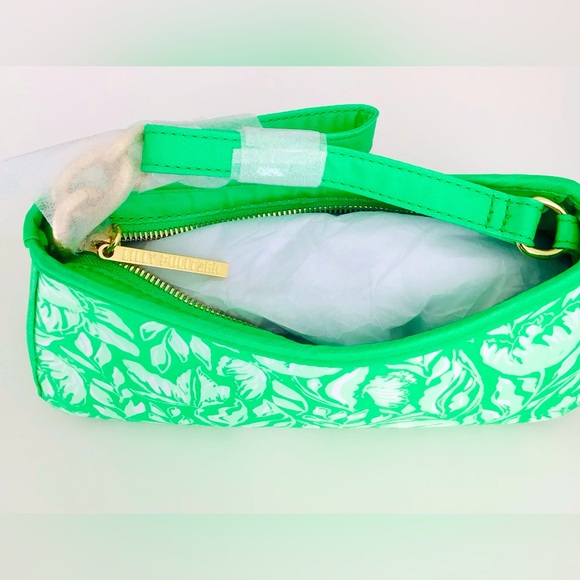 Lilly Pulitzer Tamara Shoulder Bag-Fauna Green-Tulip To Tango-NWT In Package. - Picture 8 of 13
